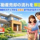 不動産売却の流れを解説｜売却のステップから注意点までわかるガイド！